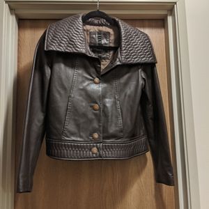 Brown Leather Siena Jacket Women's